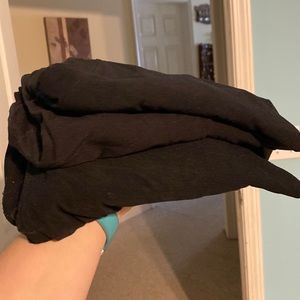 3 pairs of Black TC LLR leggings